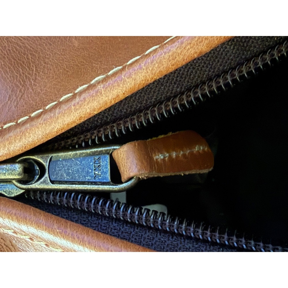 Canyon Outback Leather Duffel Bag Brown Treaty Oak Monogram Carry On Weekender - Picture 5 of 10